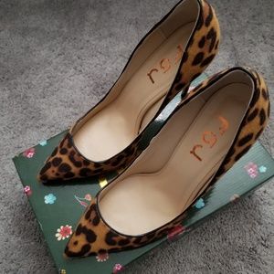 Leopard heels